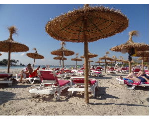 Mallorca 2012  Strandurlaub Alcudia Hotels mit Meerblick 